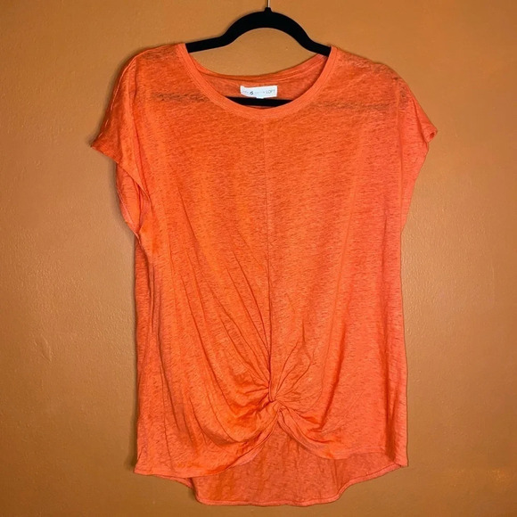 NWOT L&G Softserve Linen Twist Front Top - Picture 3 of 7